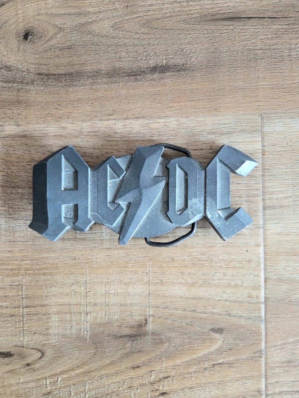 AC/DC 2008 Silver Color Metal Belt Buckle